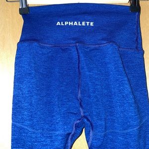 Alphalete Sonic Blue OG Revival Leggings SZ Small